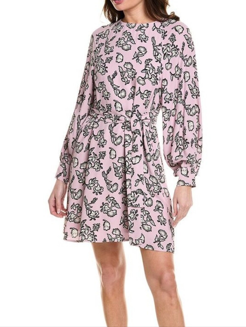 Weekend Max Mara Lola Floral Belted Shift Dress Pink Size 8